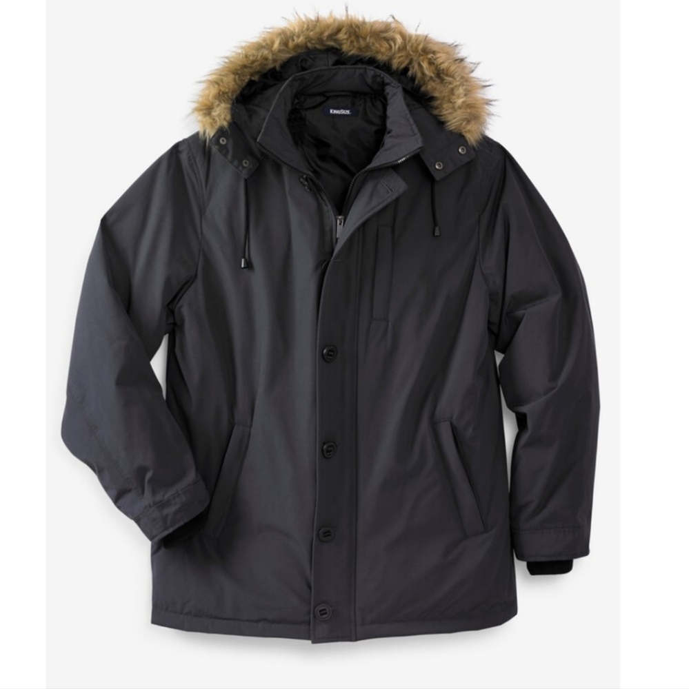 King Size Parka with hood size‎ 2XL Big